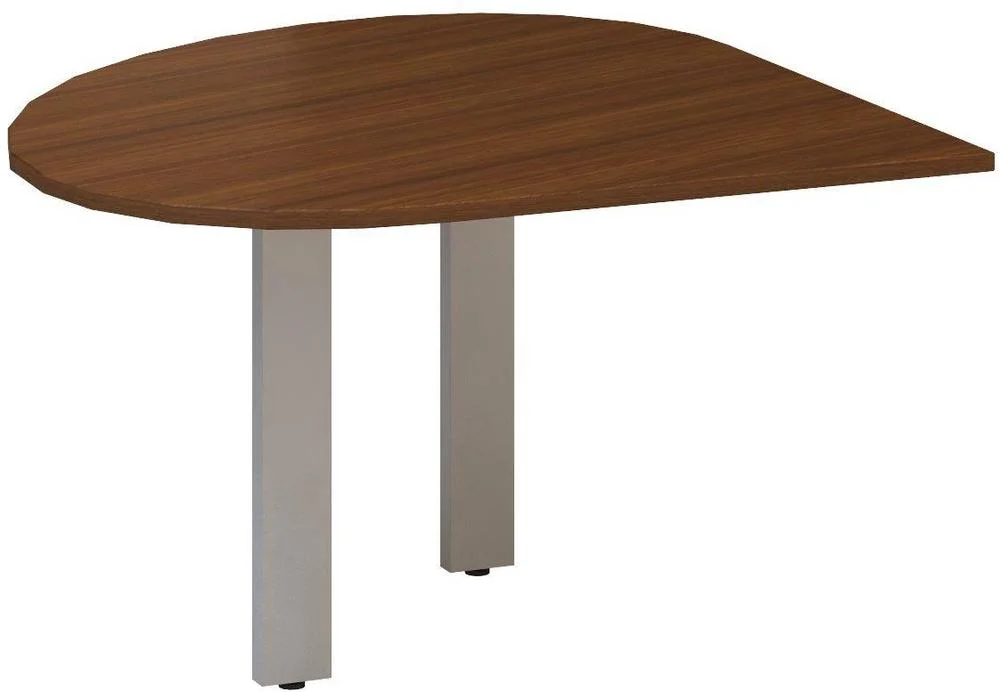 Autentický Přídavný stůl ALFA 305 přísed, pravý, 1200 mm, ořech / šedá