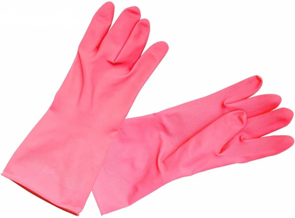 Zlevněný Rukavice gumové pro domácnost M ve. 8 "Jana"