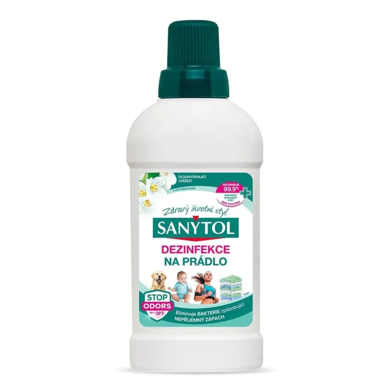 Výprodej Sanytol dezinfekce na prádlo bílé květy, 500 ml