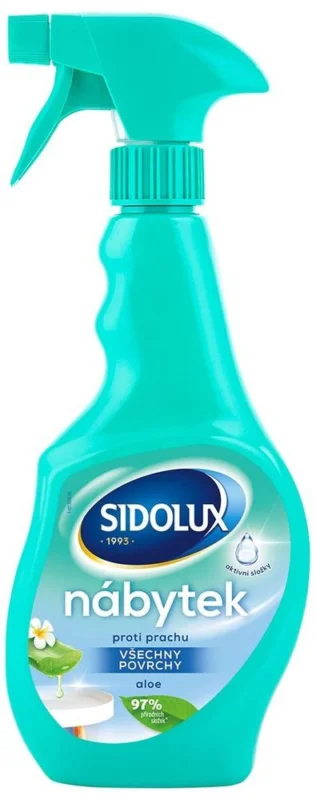 Značkový Sidolux nábytek všechny povrchy Aloe 400 ml