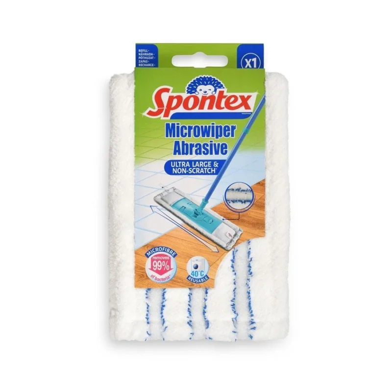 Vrácení Zdarma Spontex mop náhradní Microwiper Abrasive