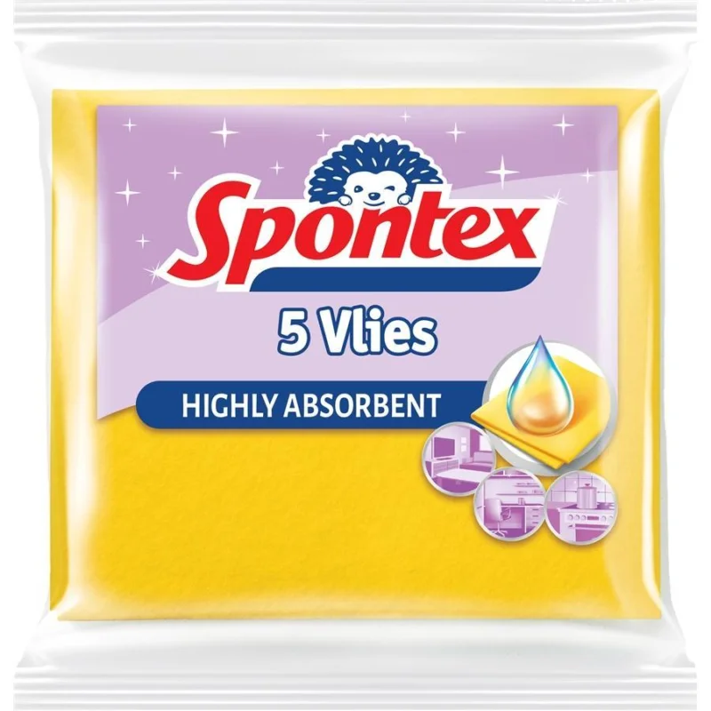 Výprodej Spontex utěrka Vlies 5 ks
