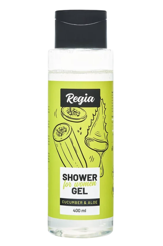 Časově Omezené Sprchový gel Regia Cucumber and Aloe for women 400 ml