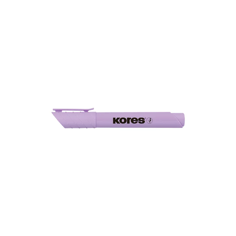 Zvýrazňovač pastelový Kores High Liner Plus, Fialový Ověřený