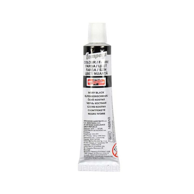 Tempera 16 ml, Čerň kostní Super Cena