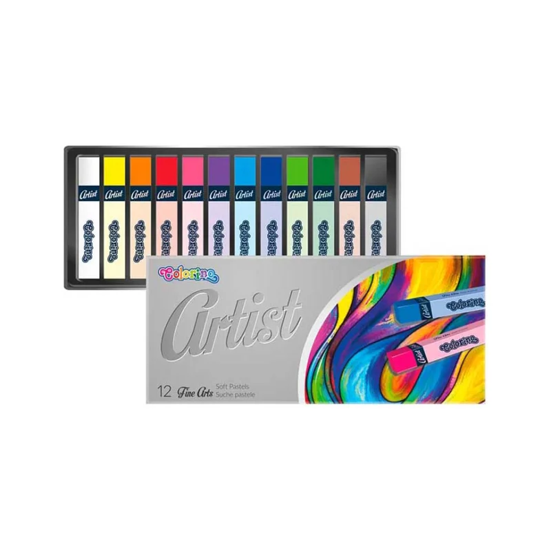 Pouze Dnes Pastely prašné Colorino Artist, 12 ks