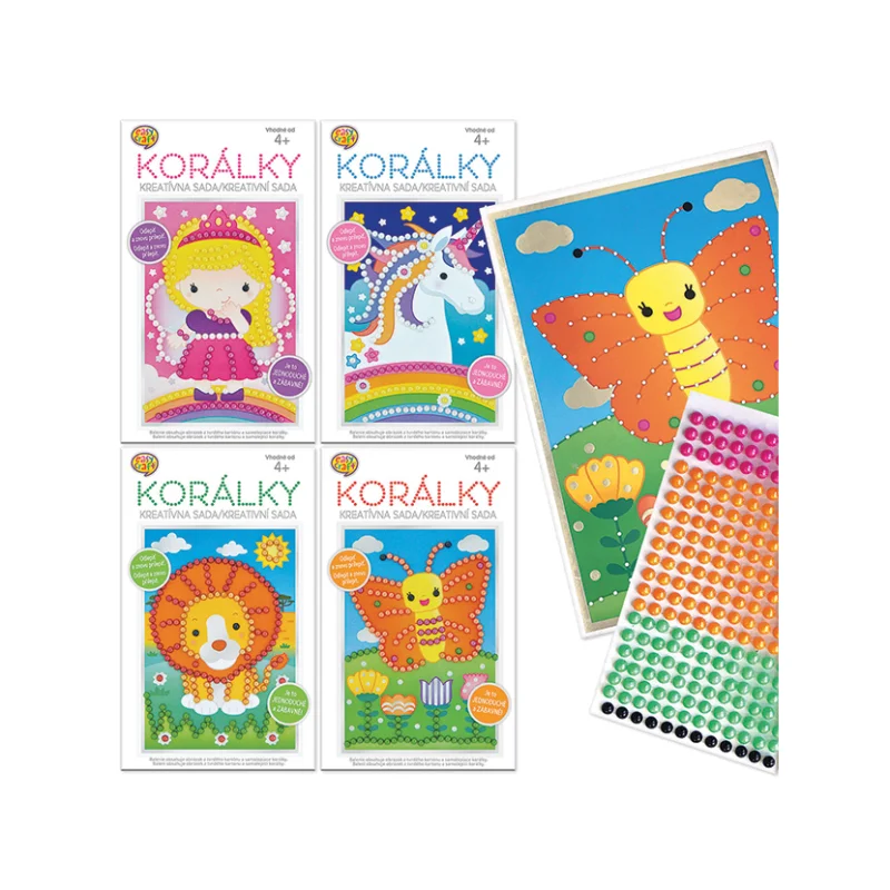 Bezpečná Platba Sada kreativní Easy Craft, Obrázek z korálků, Mix motivů