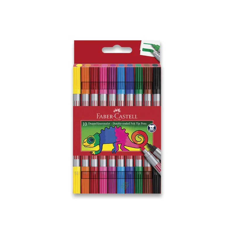 Omezená Nabídka Fixy školní oboustranné Faber-Castell, 10 ks