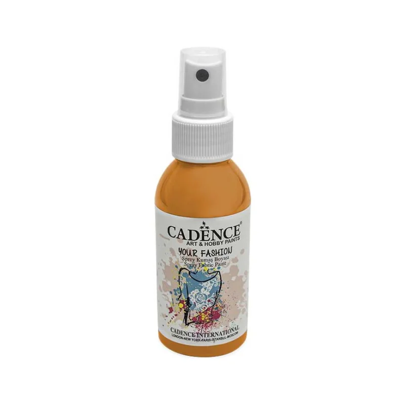 Rychlé Dodání Barva na světlý textil ve spreji Cadence Your Fashion 100 ml, Oranžová