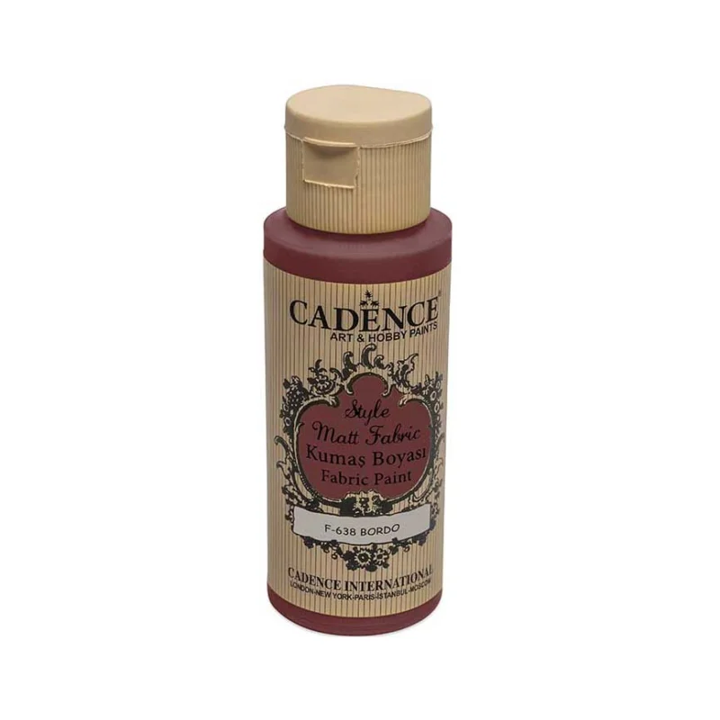Nejprodávanější Barva na textil Cadence Style Matt Fabric 59 ml, Vínová
