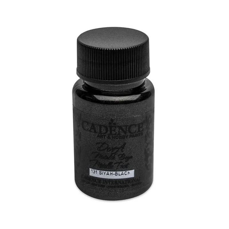 Barva akrylová Cadence Dora Metallic 50 ml, Metalická černá Super Cena