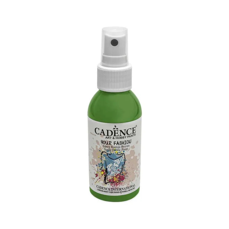 Barva na světlý textil ve spreji Cadence Your Fashion 100 ml, Světle zelená Nejprodávanější
