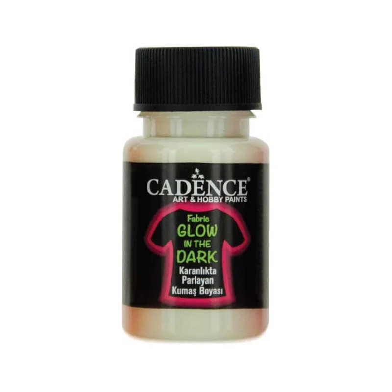 Barva na textil svítící ve tmě Cadence 50 ml, Světle zelená Značkový