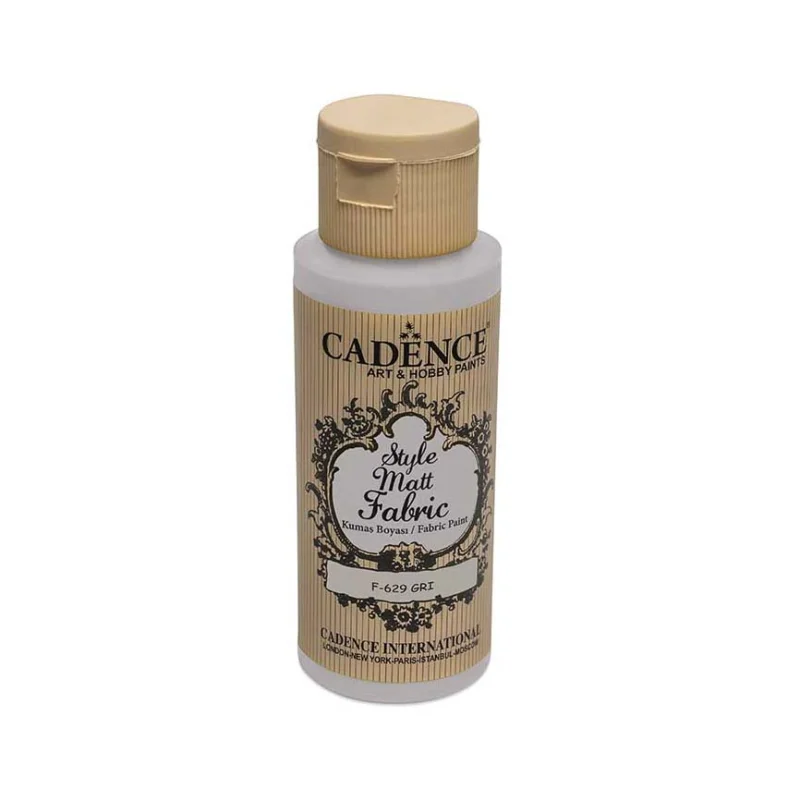 Barva na textil Cadence Style Matt Fabric 59 ml, Šedá Akce