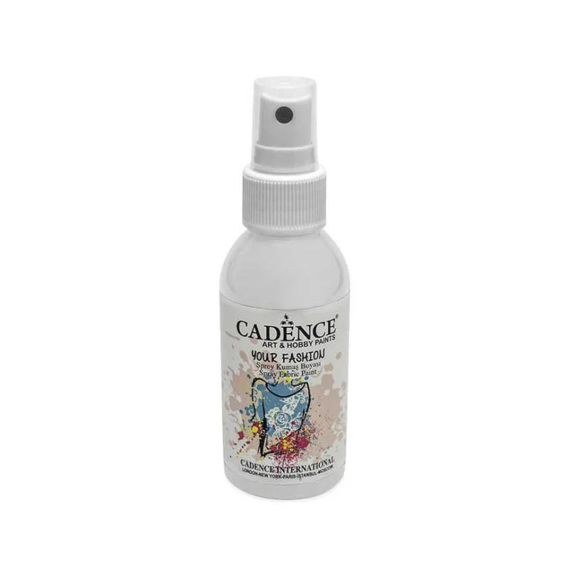 Sleva Barva na světlý textil ve spreji Cadence Your Fashion 100 ml, Bílá
