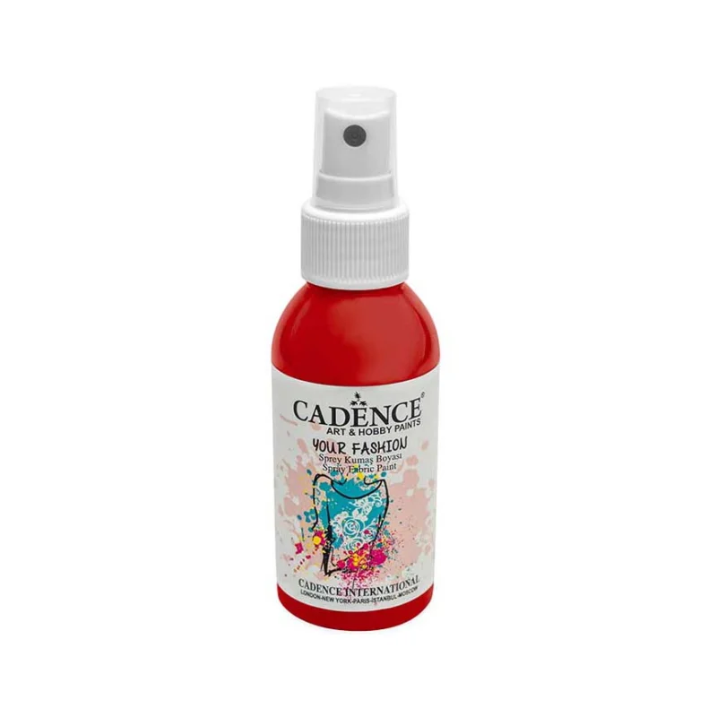 Expresní Doručení Barva na světlý textil ve spreji Cadence Your Fashion 100 ml, Tmavá fuchsiová