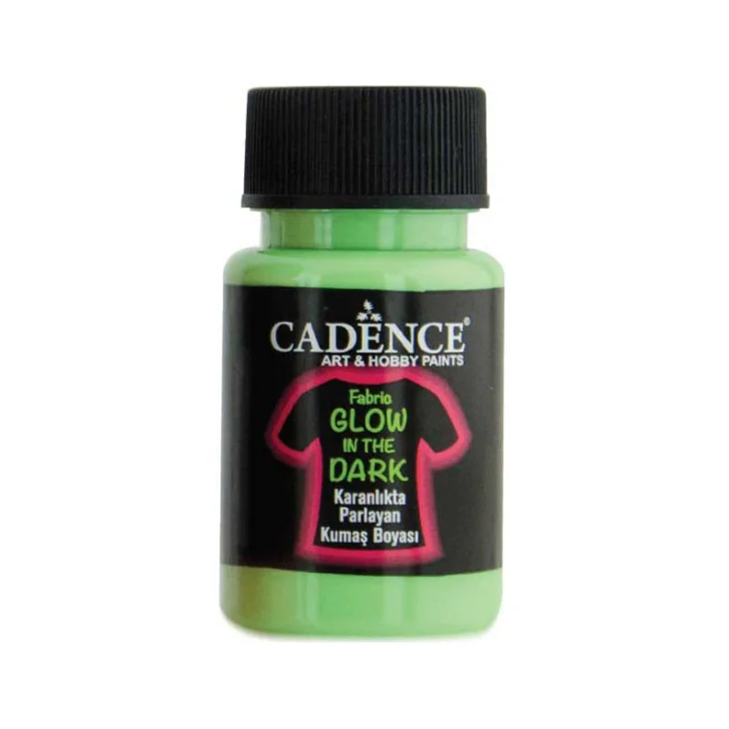 Barva na textil svítící ve tmě Cadence 50 ml, Zelená Ihned K Objednání