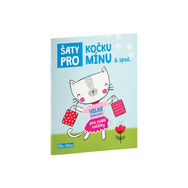 Kniha samolepek Ella&Max, Šaty pro kočku Mínu Expresní Doručení