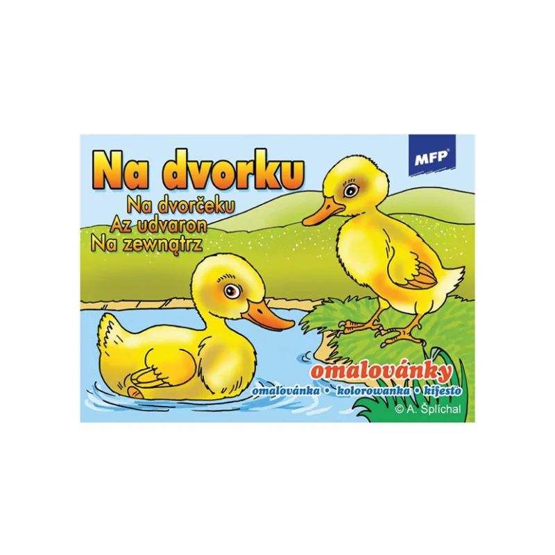 Omalovánky MFP A5, Na dvorku Aktuální