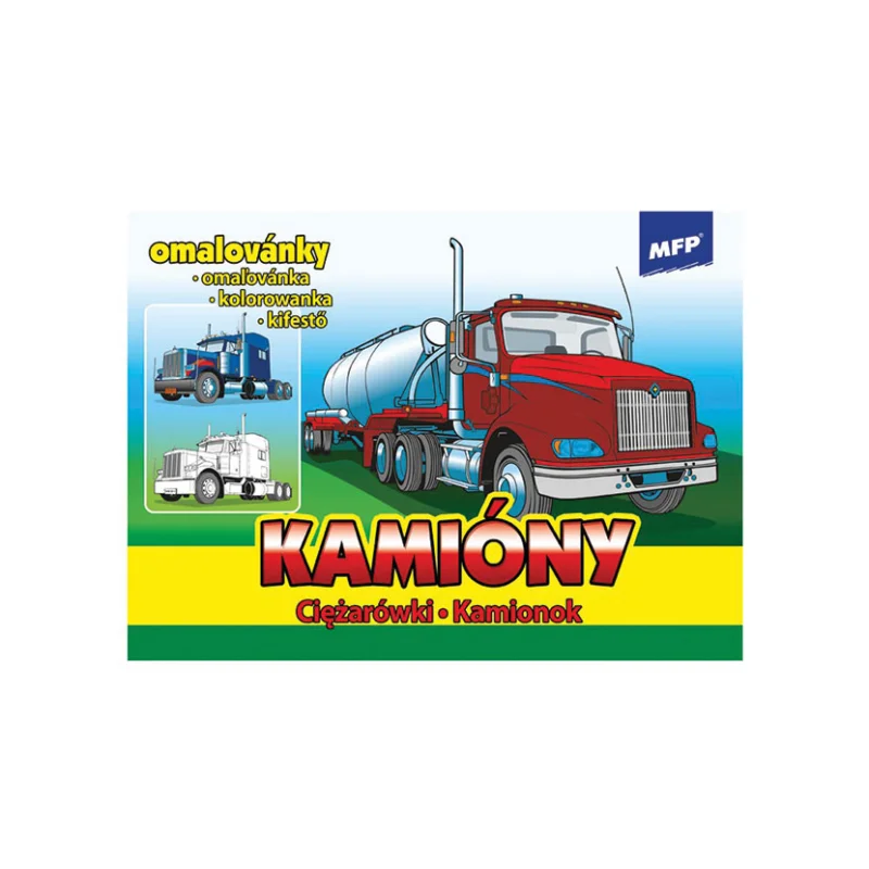 Omalovánky MFP A5, Kamiony Odeslání Ihned