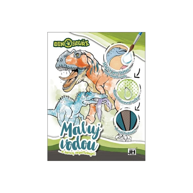 Malování vodou A4, Dinosauři Hit Sezóny