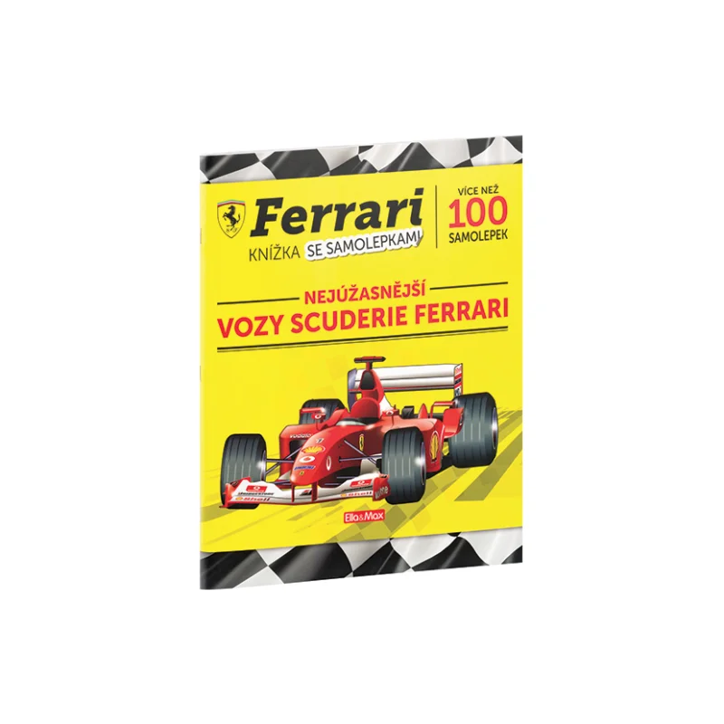 Odeslání Ihned Sešit kreativní se samolepkami Ella&Max, Ferrari