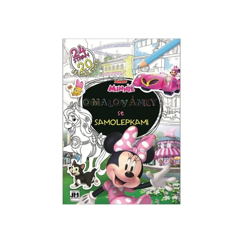 Omalovánky se samolepkami A4+, Minnie Kup Teď