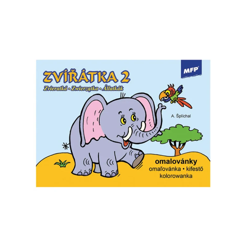 Omalovánky MFP A5, Zvířátka 2 Vysoce Kvalitní