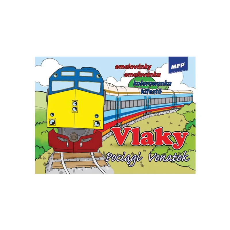 Jen Po Omezenou Doba Omalovánky MFP A5, Vlaky