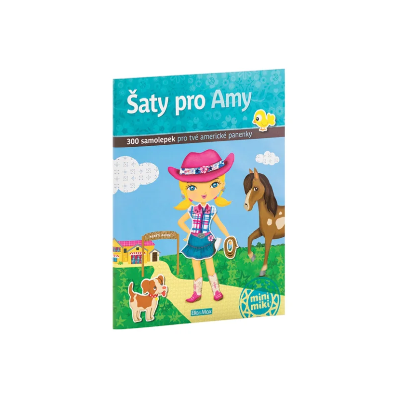 Autentický Kniha samolepek Ella&Max, Šaty pro Amy