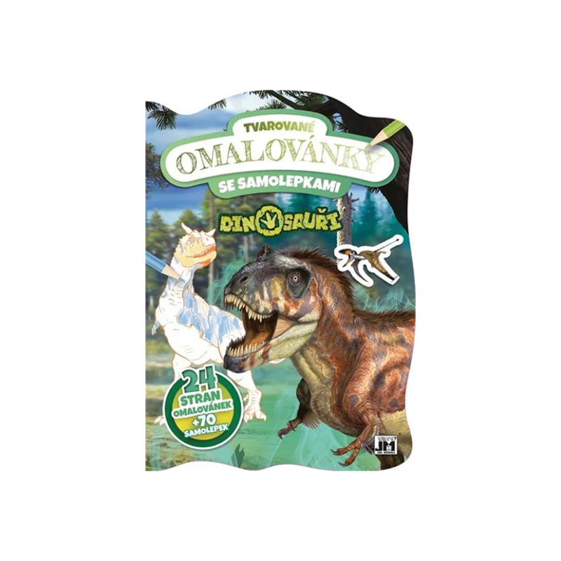 Ověřený Omalovánky tvarované A4, Dinosauři