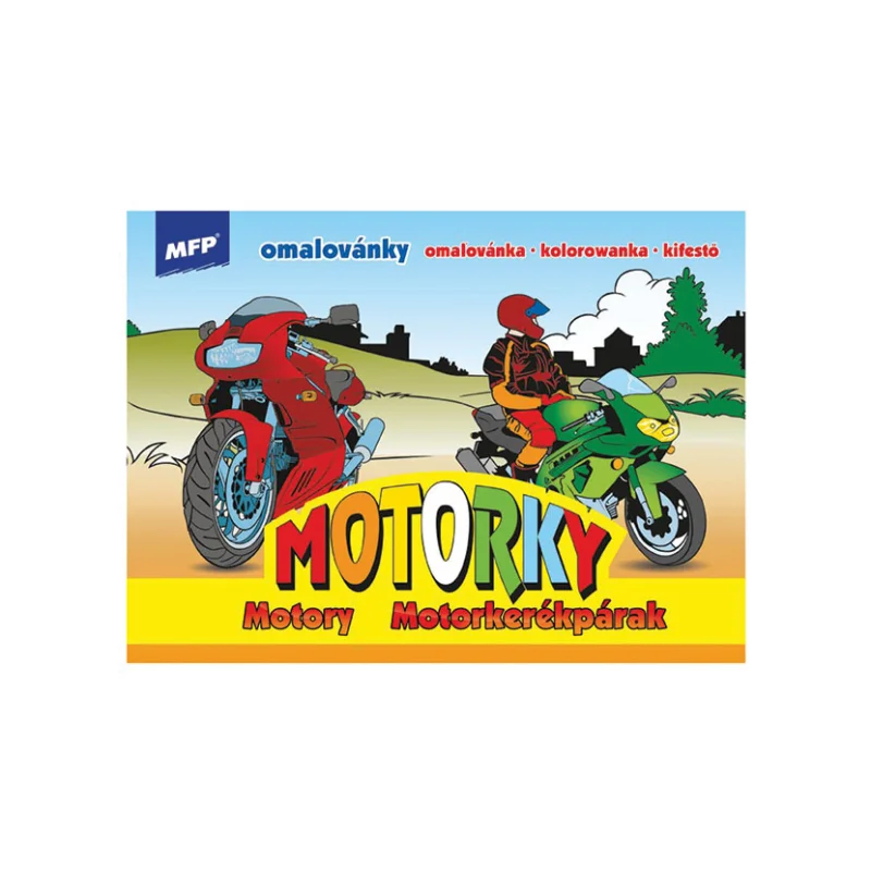 Pouze Dnes Omalovánky MFP A5, Motorky