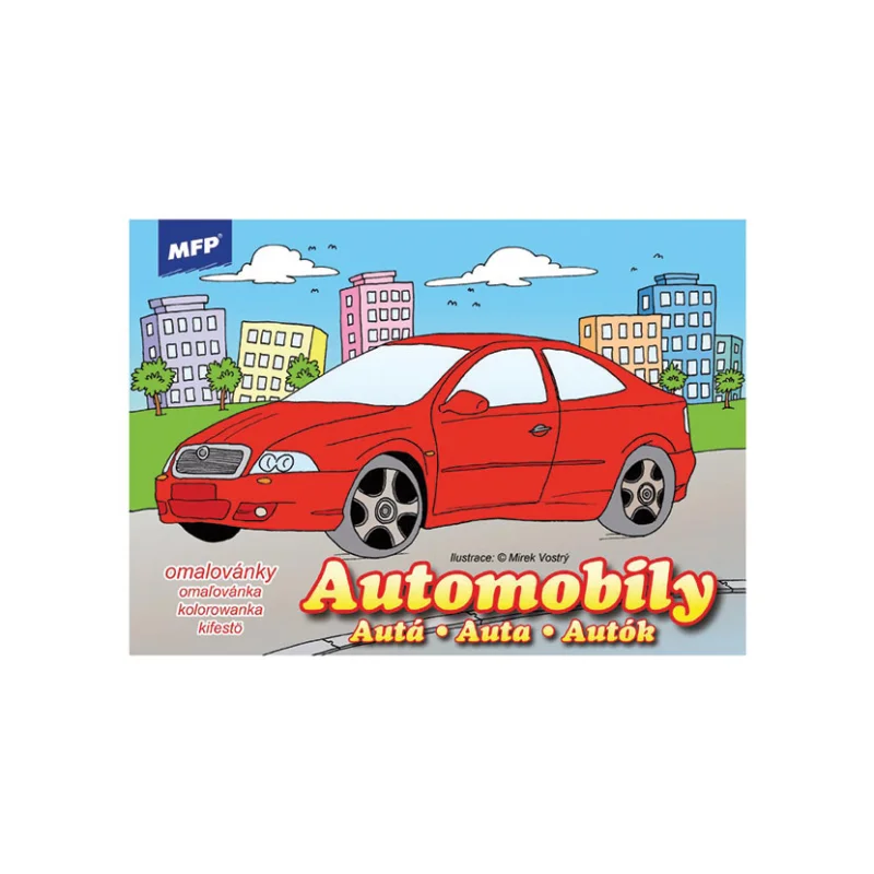 Omalovánky MFP A4, Automobily Nejprodávanější