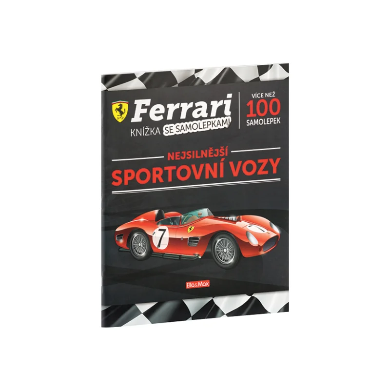 Dokud Zásoby Vydrží Sešit kreativní se samolepkami Ella&Max, Ferrari II.