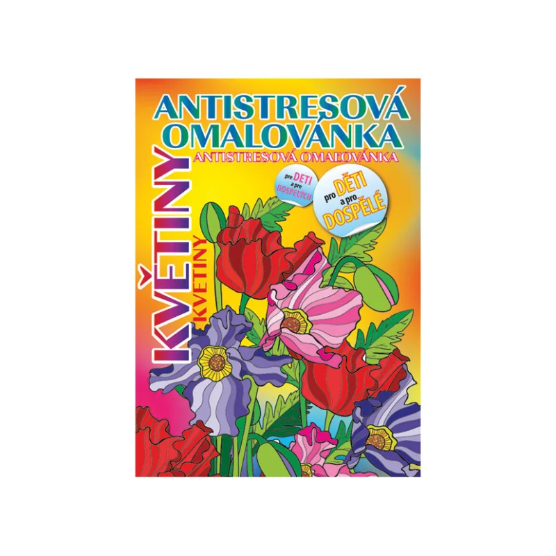 Speciální Cena Omalovánky antistresové A5, Květiny