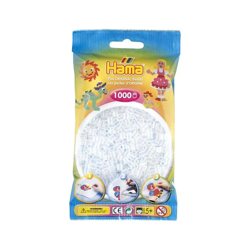 Korálky MIDI Hama 1 000 ks, Čiré Pouze Dnes