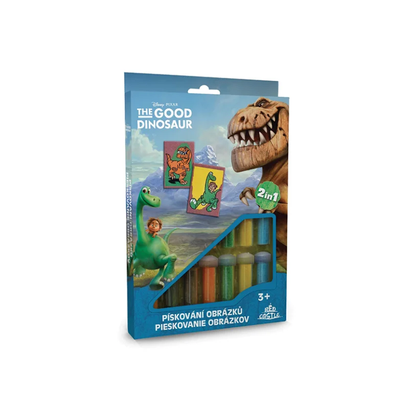 Pískování obrázků Disney 2 v 1, Dino Akce