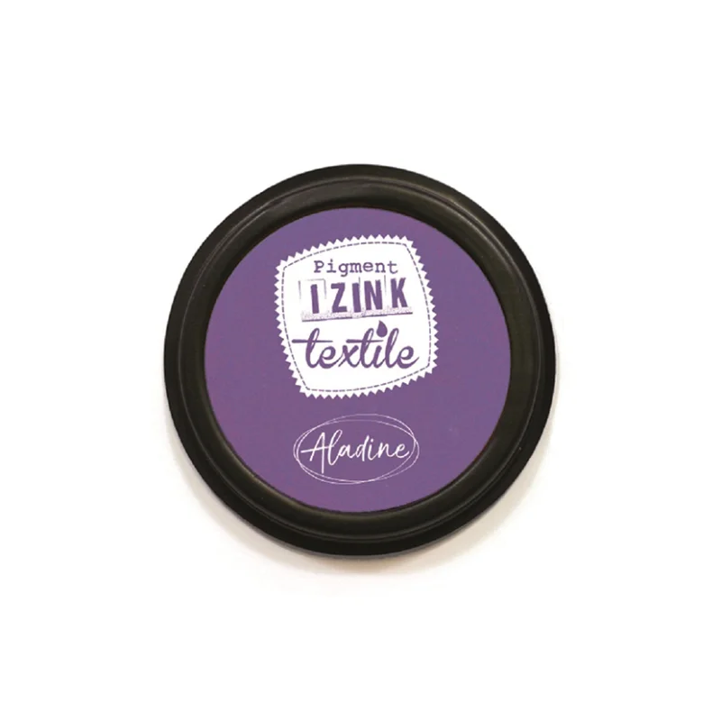 Cenová Bomba Polštářek razítkovací na textil Aladine Izink, Fialový