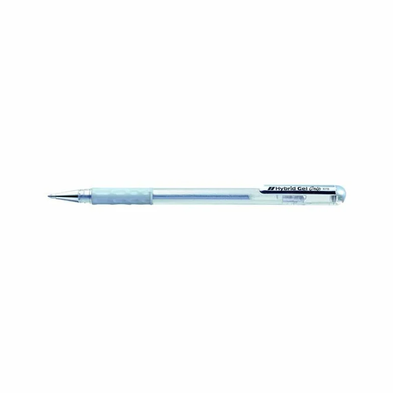 Speciální Cena Pero gelové Pentel Hybrid Gel K118 0,8 mm, Stříbrné