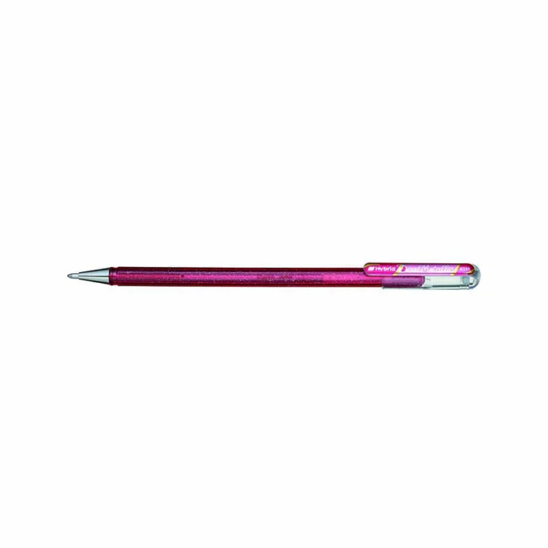 Vrácení Zdarma Pero gelové Pentel K110 Dual Metallic 1,0 mm, Růžové