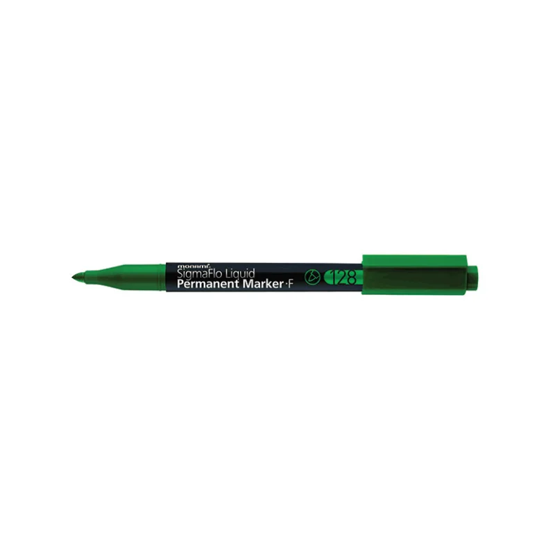 Top Prodej Popisovač permanentní Monami F128 SigmaFlo, Zelený