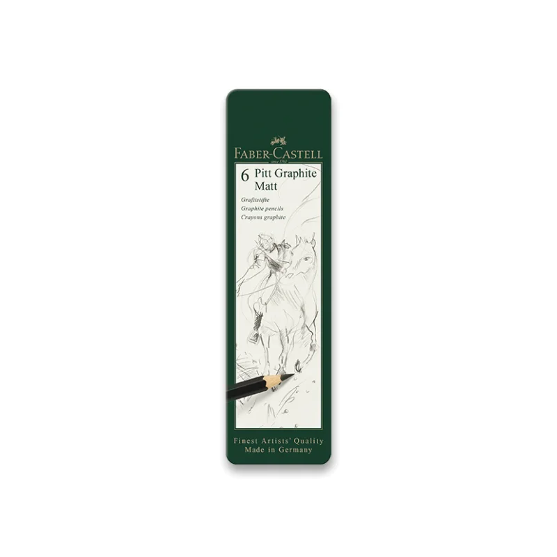 Tužky grafitové Faber-Castell Pitt Graphite Matt, 6 ks Jen Po Omezenou Doba