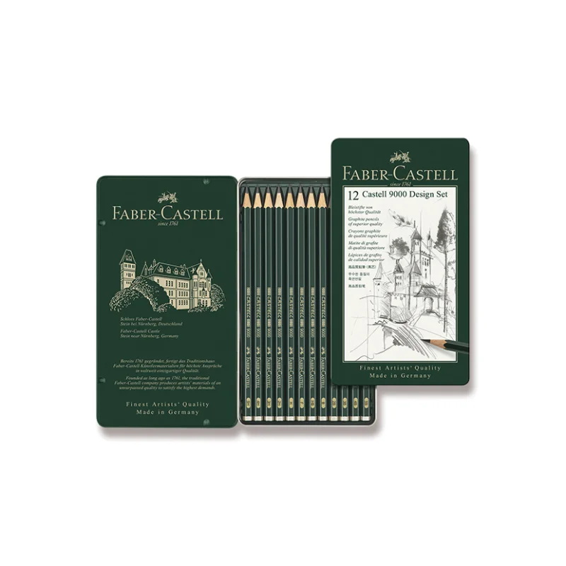 Tužky grafitové Faber-Castell Castell 9000 Design, 12 ks Cenově Výhodný