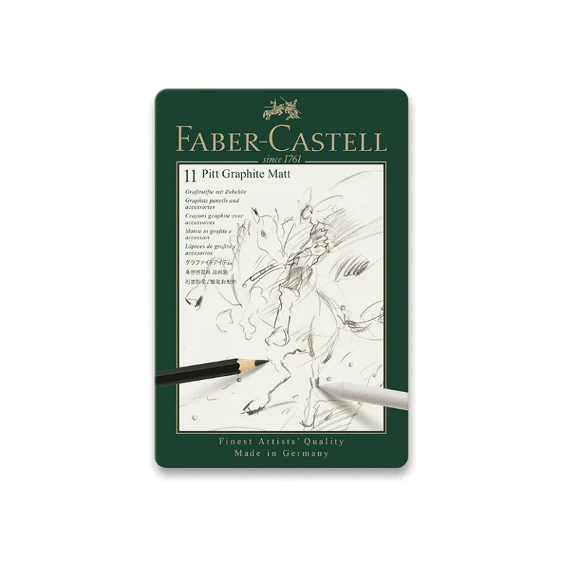 Souprava kreslířská Faber-Castell Pitt Graphite Matt, 11 ks Novinka