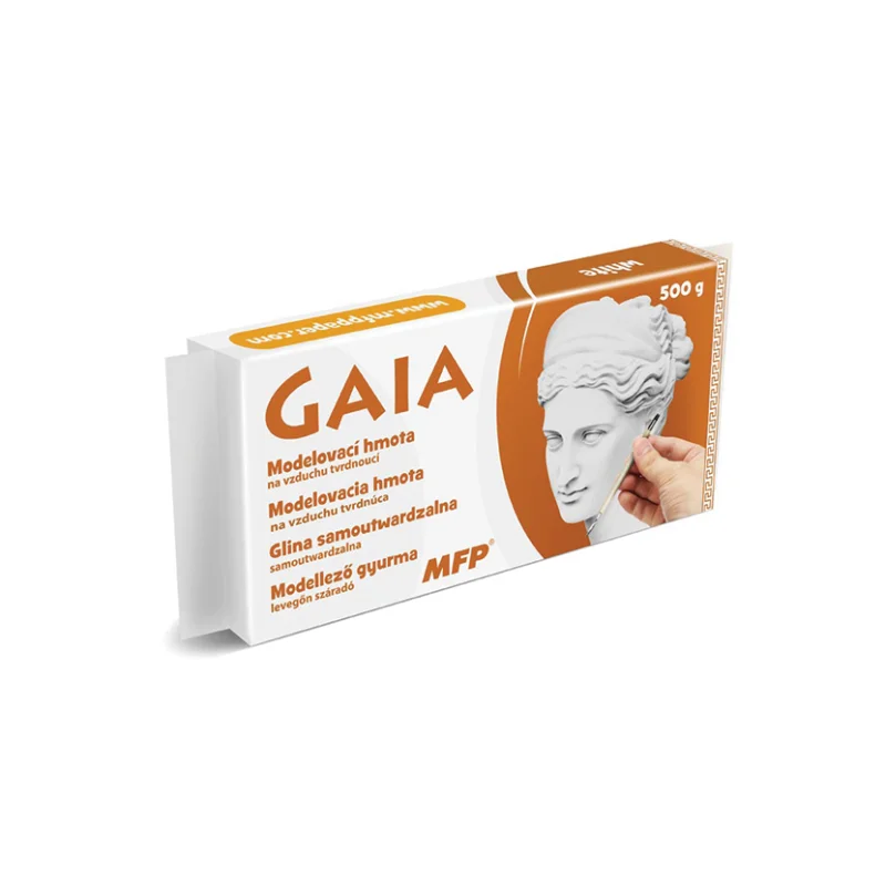 Hmota samotvrdnoucí Gaia 500 g, Bílá Nová Kolekce