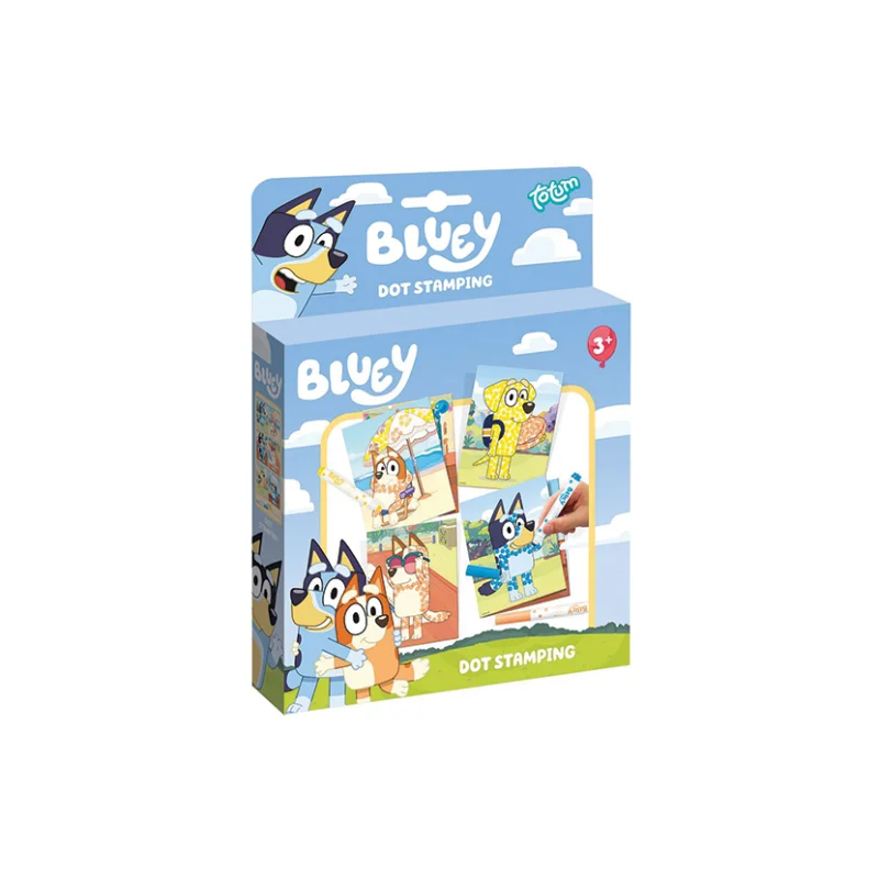 Koupit Online Sada kreativní razítkování puntíky Totum, Bluey