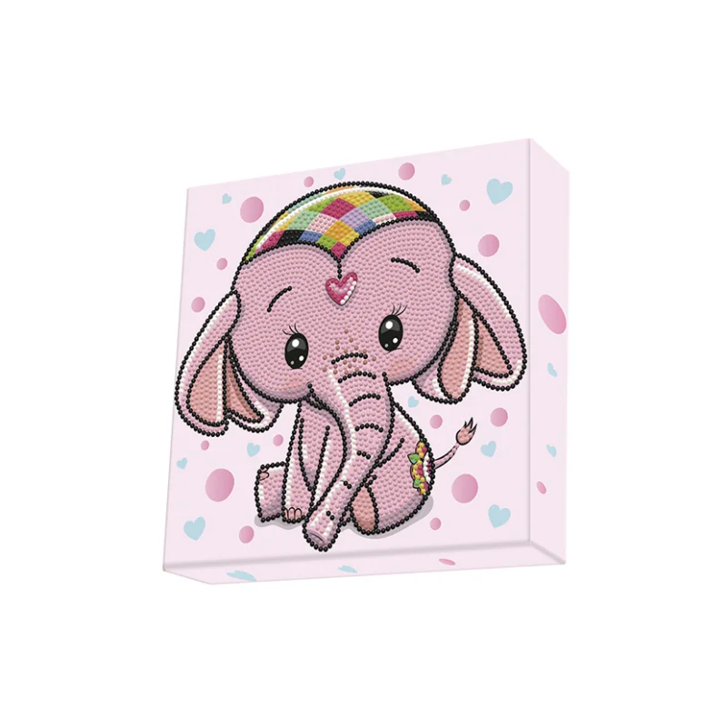 Malování diamantové Dotzies 22 x 22 cm, Sloní princezna Časově Omezené
