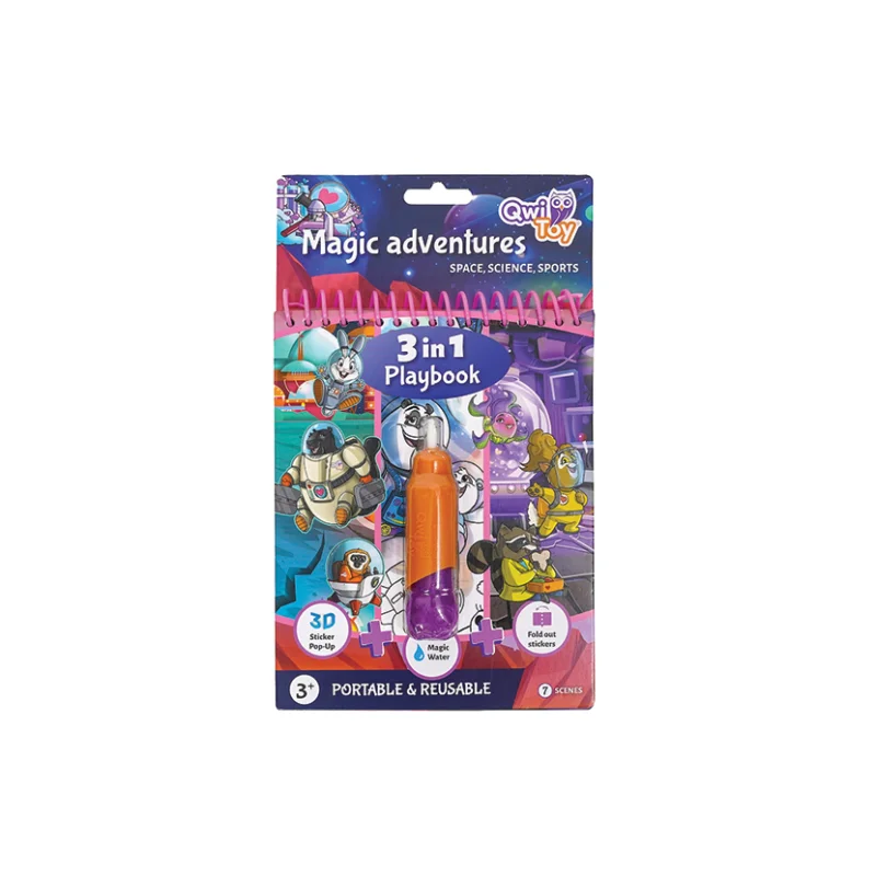 Autentický Malování vodou 3 v 1, Magická dobrodružství
