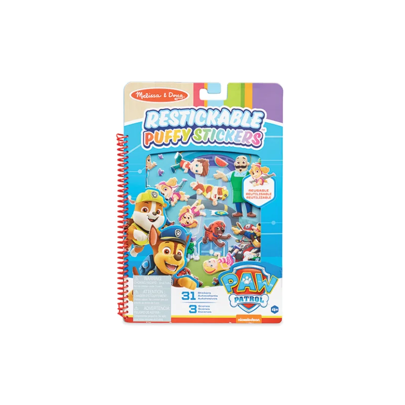 Sešit samolepkový Melissa & Doug Tlapková Patrola, Dobrodružství Nízká Cena