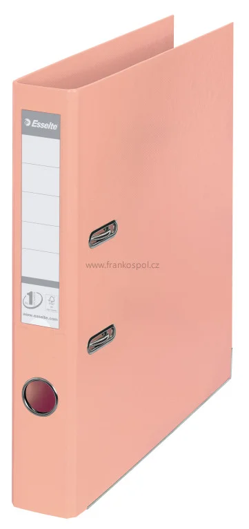 Pákový pořadač ESSELTE No. 1 Power Solea, A4/50 mm, broskvový Akční Nabídka